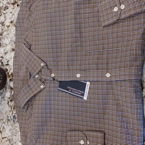 Roundtree & Yorke Men's sz 2XT long sleeve shirt NEW